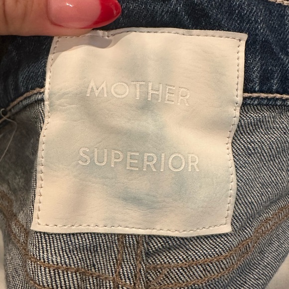 MOTHER The Scapper Cuff Ankle Fray in color “Let’s Wine About It” Size 25 - Picture 5 of 7